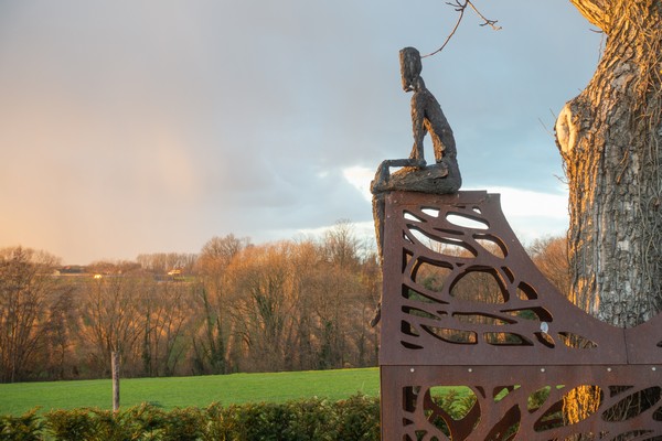 Fruitbeeldig Hageland kunst wandelen fietsen Vlaams-Brabant