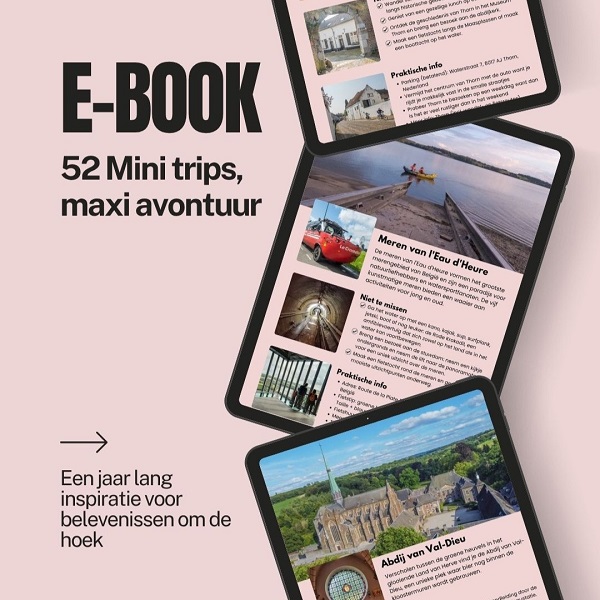 e-book tips wat te doen daguitstappen weekend dichtbij vakantie